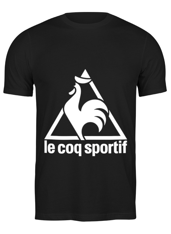 

Футболка мужская Printio Le coq sportif черная S, Черный, Le coq sportif