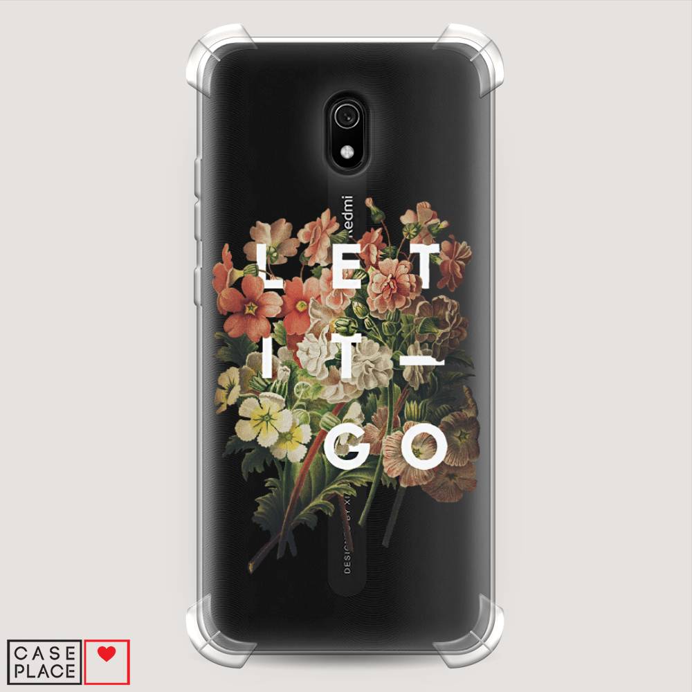 фото Противоударный силиконовый чехол "let it go" на xiaomi redmi 8a awog