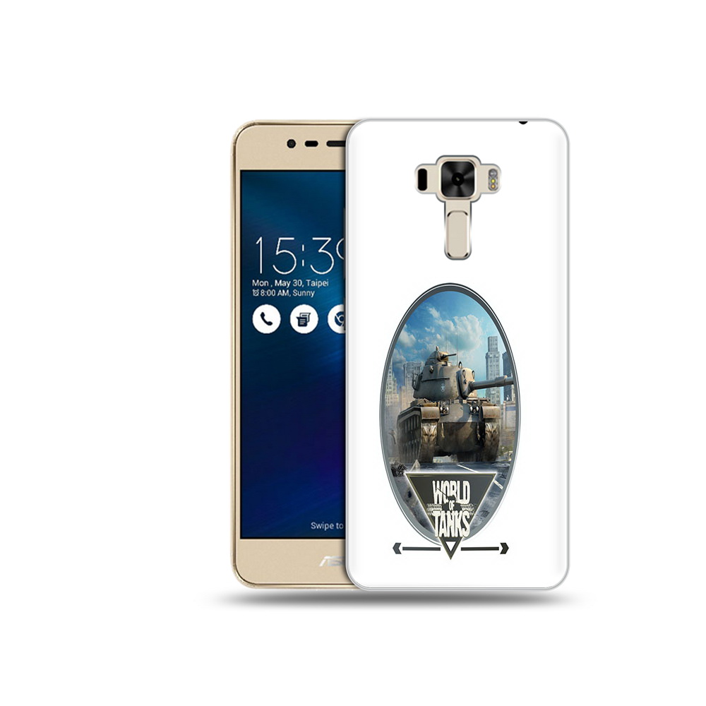 Чехол MyPads Tocco для Asus ZenFone 3 игра с танками (PT40480.655.375)