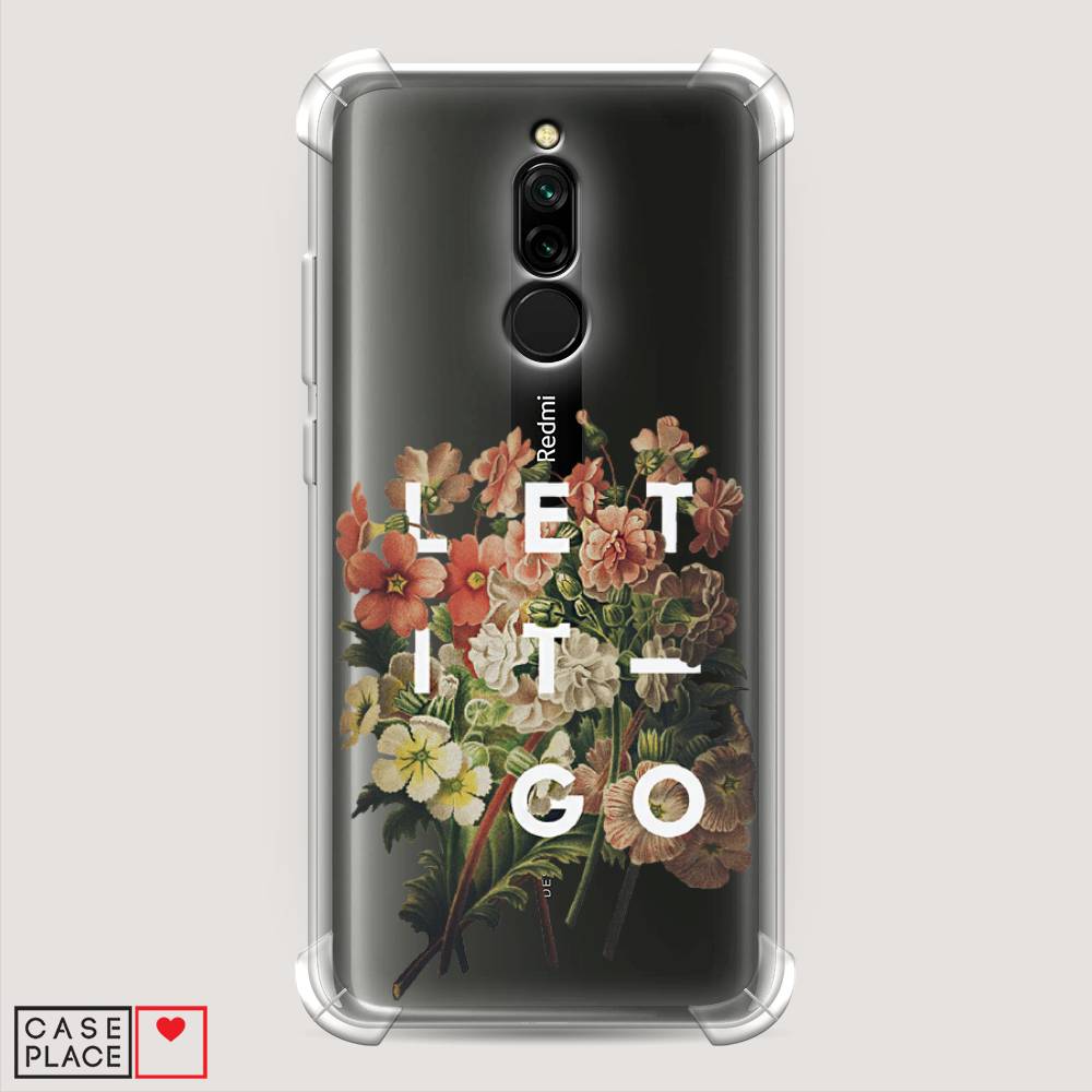 фото Противоударный силиконовый чехол "let it go" на xiaomi redmi 8 awog