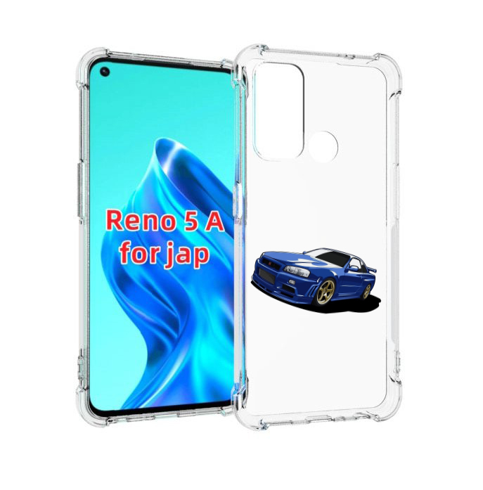 

Чехол MyPads Джитиэр для Oppo Reno 5A, Прозрачный, Tocco