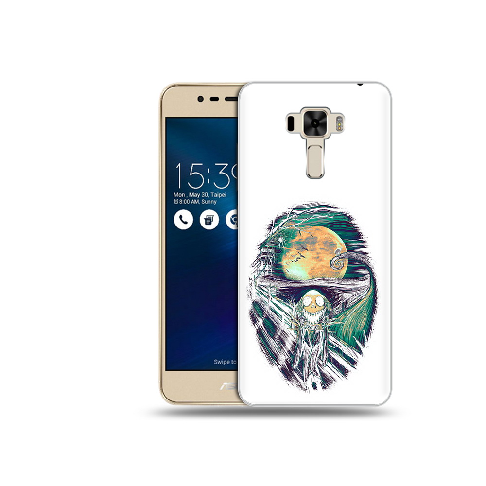 

Чехол MyPads Tocco для Asus ZenFone 3 зубастое существо абстракция (PT40480.655.370), Прозрачный, Tocco