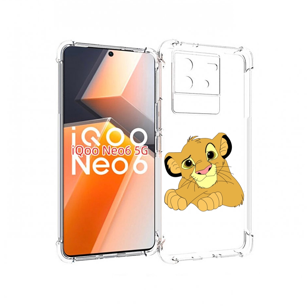 

Чехол MyPads симба-красивый для Vivo iQoo Neo 6 5G, Прозрачный, Tocco