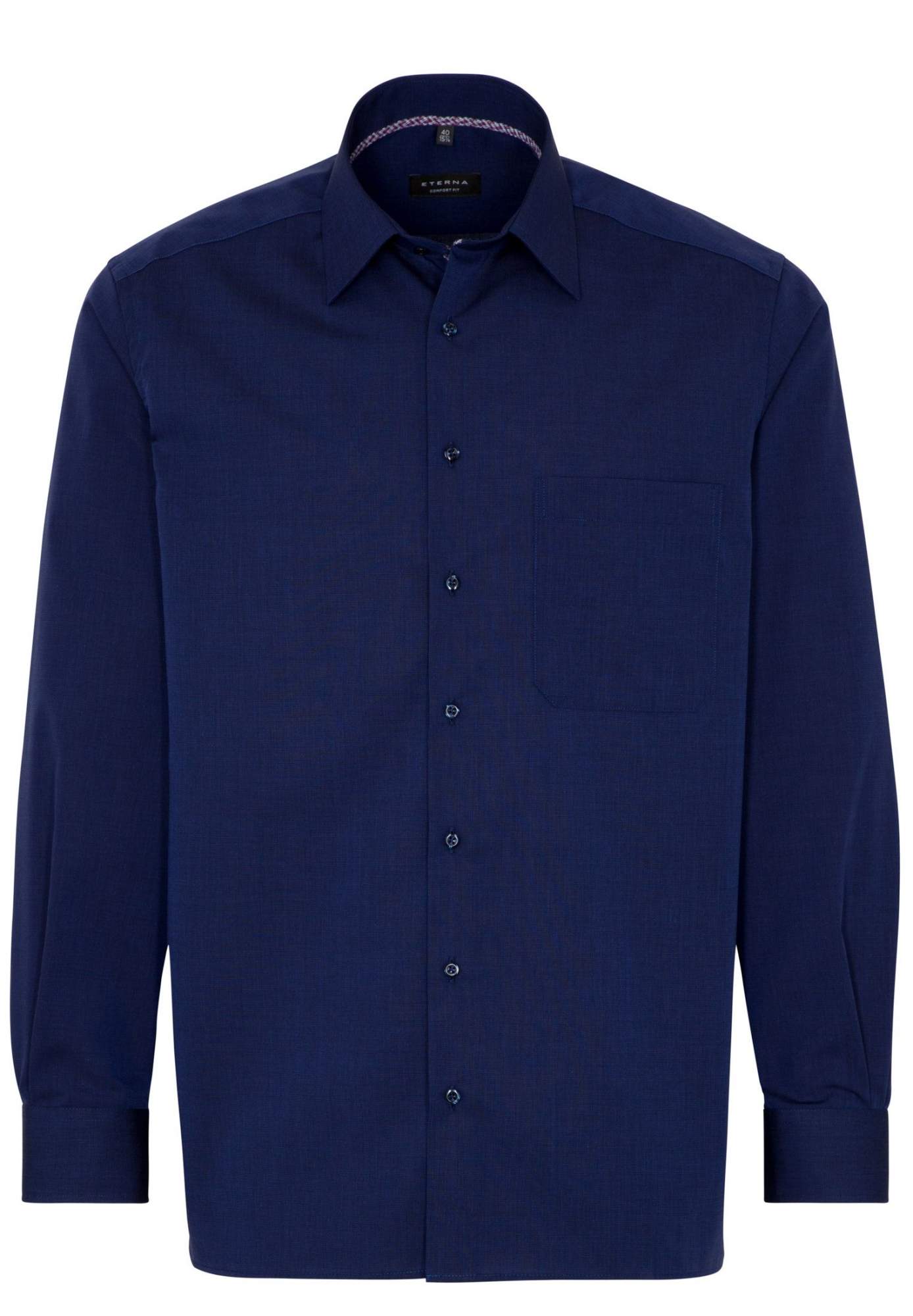 Рубашка мужская ETERNA 3072-19-E18E синяя 44