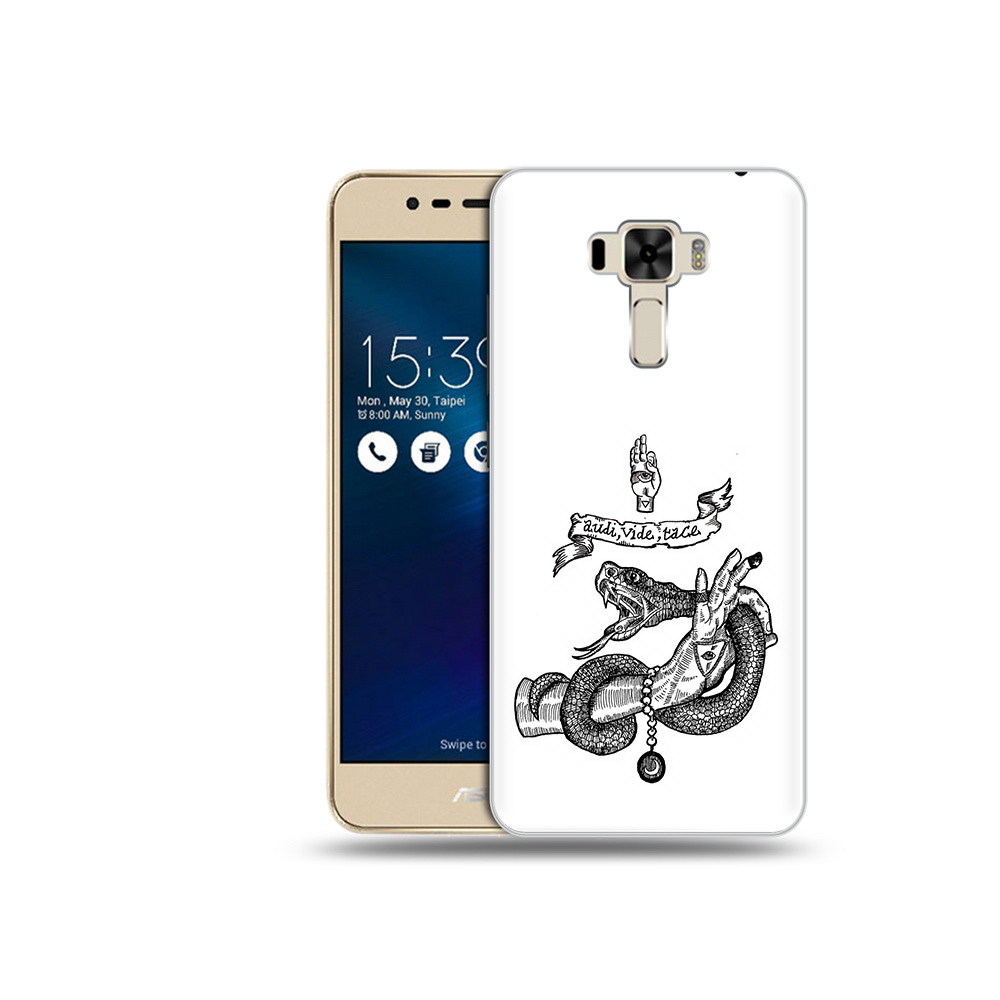 Чехол MyPads Tocco для Asus ZenFone 3 змея на руке рисунок (PT40480.655.366)