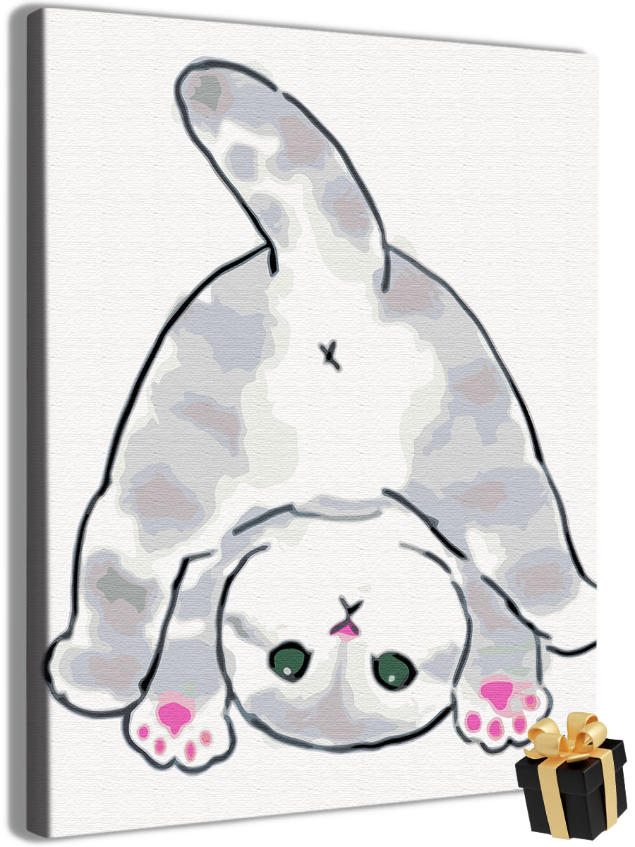 

Картина по номерам Арт-студия Unicorn котик N-3414 40x50 см, Котик