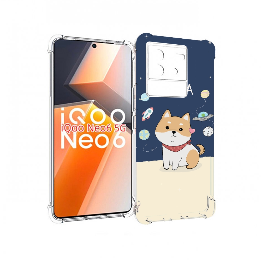 

Чехол MyPads сиба-шиба-ину для Vivo iQoo Neo 6 5G, Прозрачный, Tocco