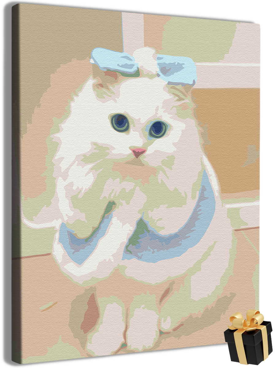 

Картина по номерам Арт-студия Unicorn котик N-3413 40x50 см, Котик