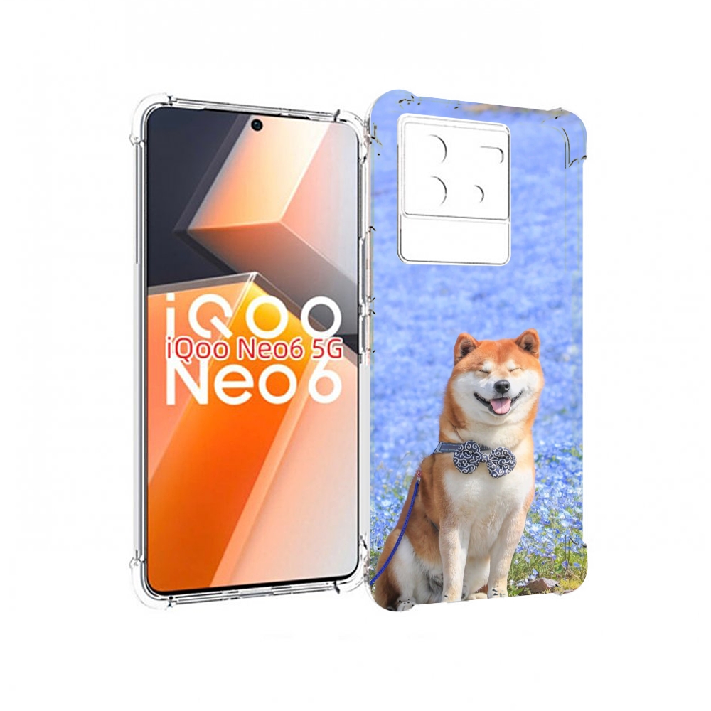 

Чехол MyPads сиба шиба ину 2 для Vivo iQoo Neo 6 5G, Прозрачный, Tocco