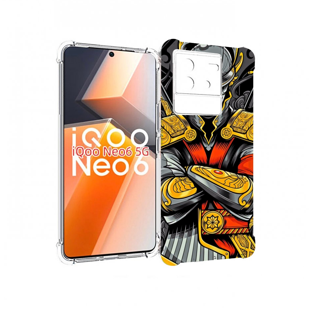 

Чехол MyPads самурай для Vivo iQoo Neo 6 5G, Прозрачный, Tocco