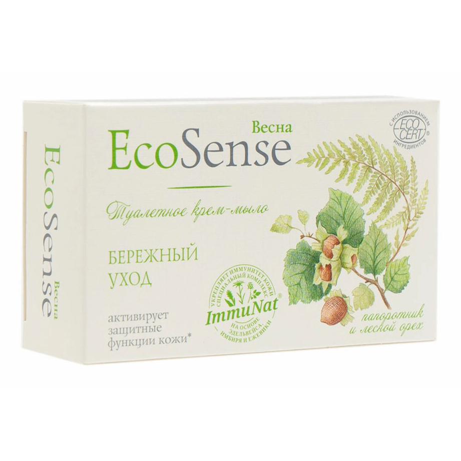 Туалетное крем-мыло Весна Ecosense Эвкалипт и бергамот 90 г