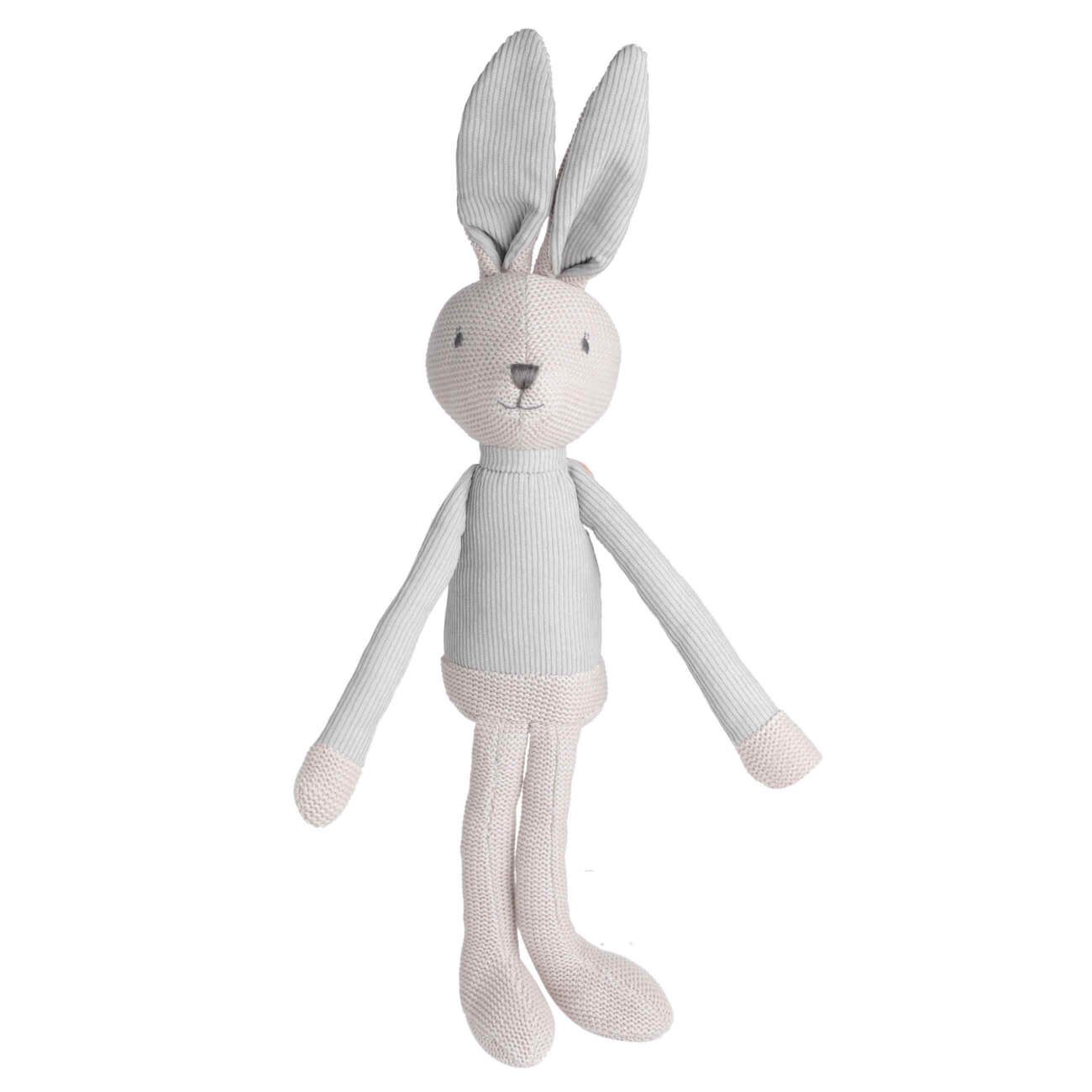 Игрушка, 35 см, мягкая, хлопок, бежевая, Заяц в костюме, Rabbit