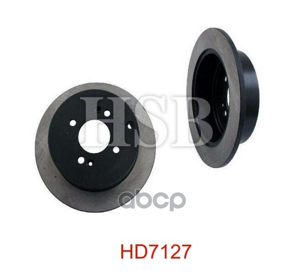 

HSB HD7127 Диск тормозной задний HYUNDAI GETZ, KIA RIO 1.3/1.4/1.6/1.5CRDI 03> 1шт