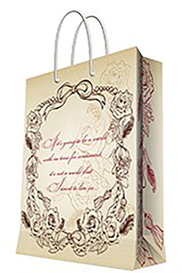 Пакет Magic Pack Букет с гортензией подарочный бумажный 17,8 х 22,9 х 9,8 см
