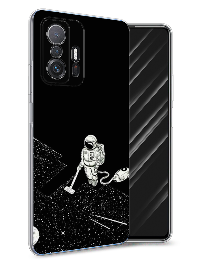 

Чехол Awog на Xiaomi Mi 11T/11T Pro "Космонавт с пылесосом", Разноцветный, 313750-4