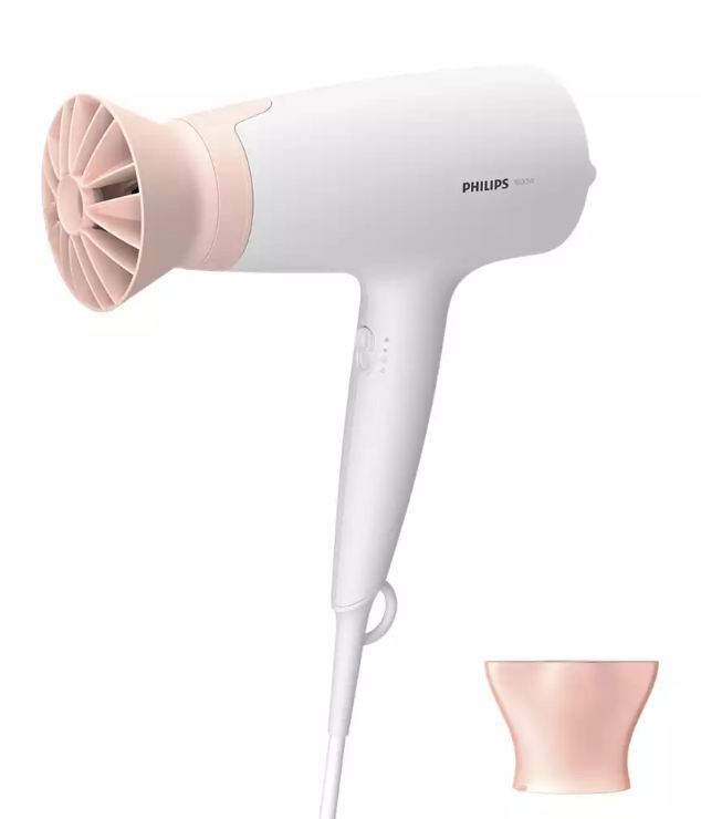 Фен Philips BHD300/10 1600 Вт белый, розовый фен maestro mr 208 pink 1600 вт розовый