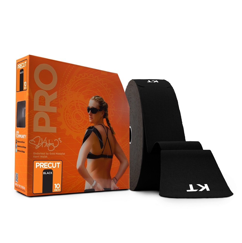 

Кинезиотейп KT Tape Pro Jumbo Tape Precut черный 3750 см, Pro Jumbo Tape Precut