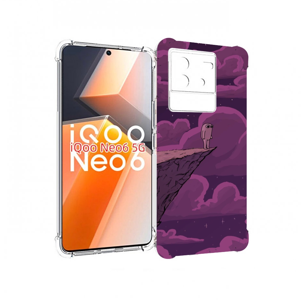 

Чехол MyPads розовая-фасолька для Vivo iQoo Neo 6 5G, Прозрачный, Tocco