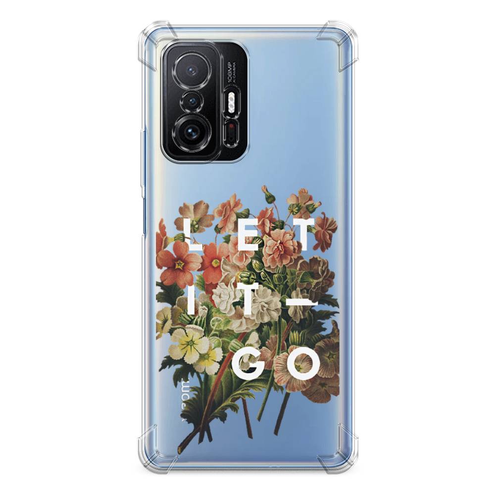 

Противоударный силиконовый чехол "Let it Go" на Xiaomi Mi 11T Pro, Разноцветный, 313751-1