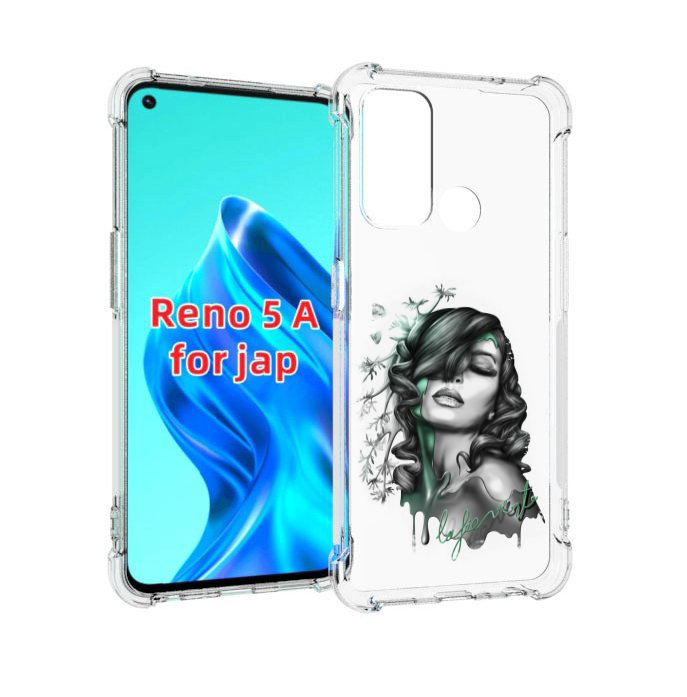 

Чехол MyPads Девушка 2 для Oppo Reno 5A, Прозрачный, Tocco