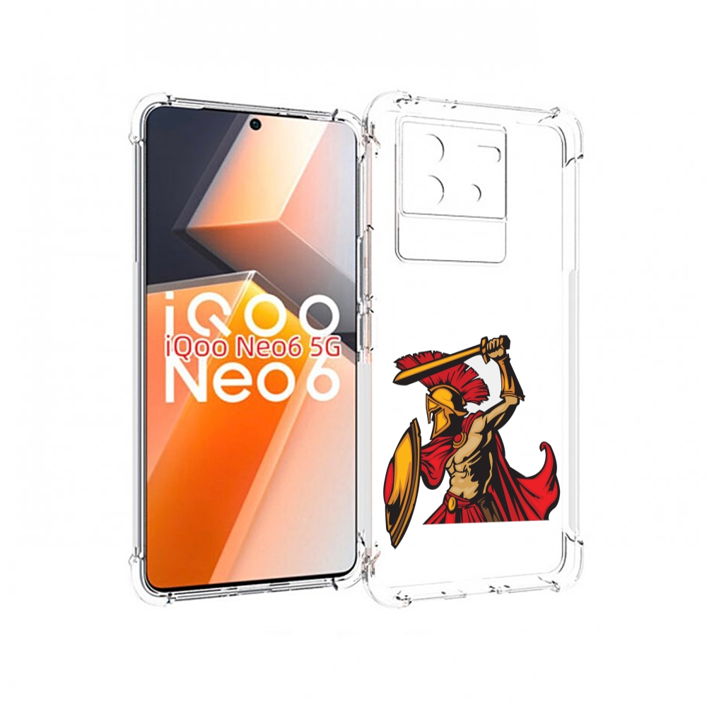 

Чехол MyPads римский-воин для Vivo iQoo Neo 6 5G, Прозрачный, Tocco