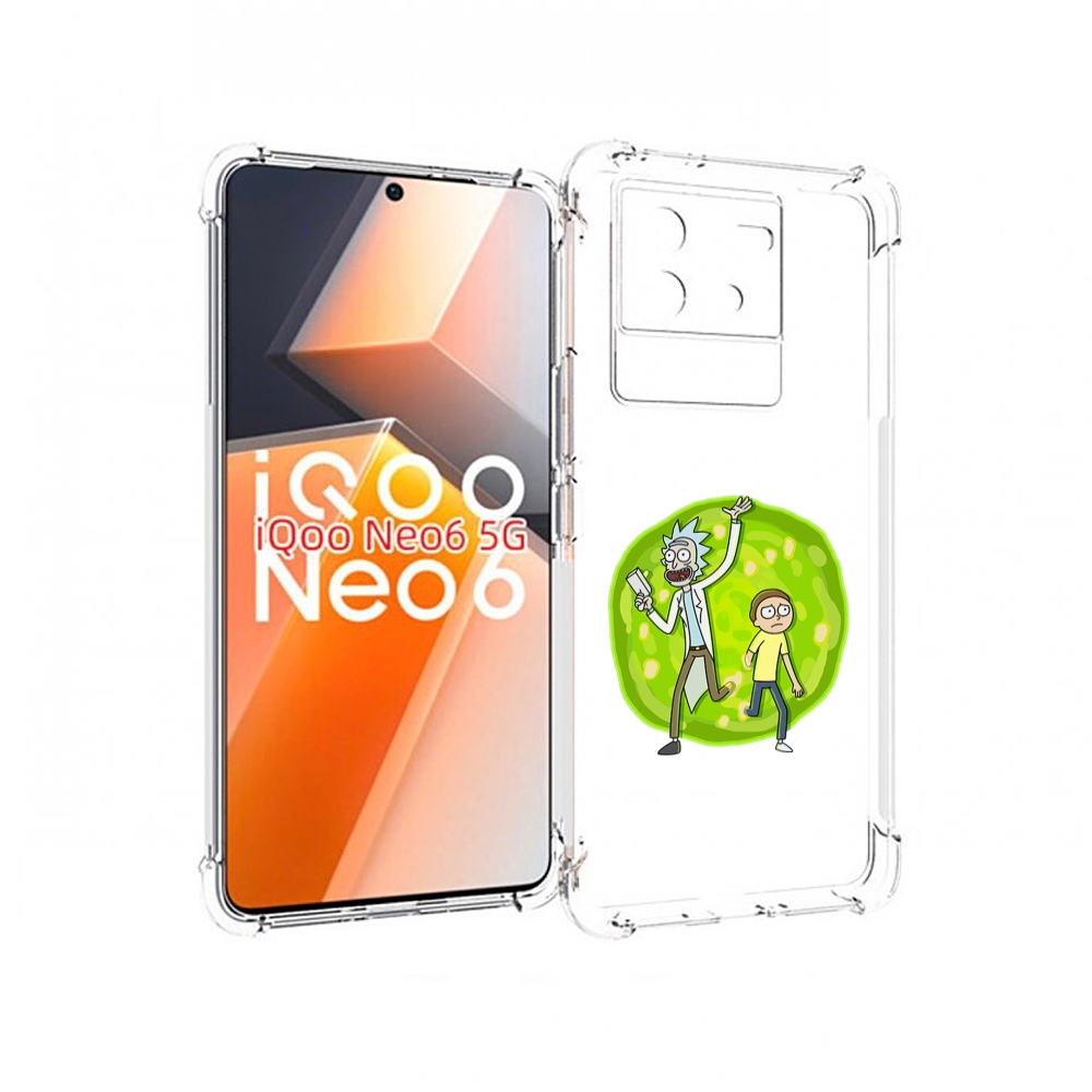 

Чехол MyPads рик-и-морти-в-кружке для Vivo iQoo Neo 6 5G, Прозрачный, Tocco