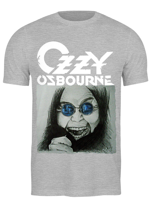 

Футболка мужская Printio Ozzy osbourne серая S, Серый, Ozzy osbourne