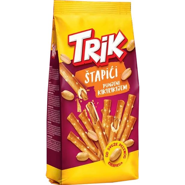 Палочки Banini Trik с арахисовой начинкой, 110 г