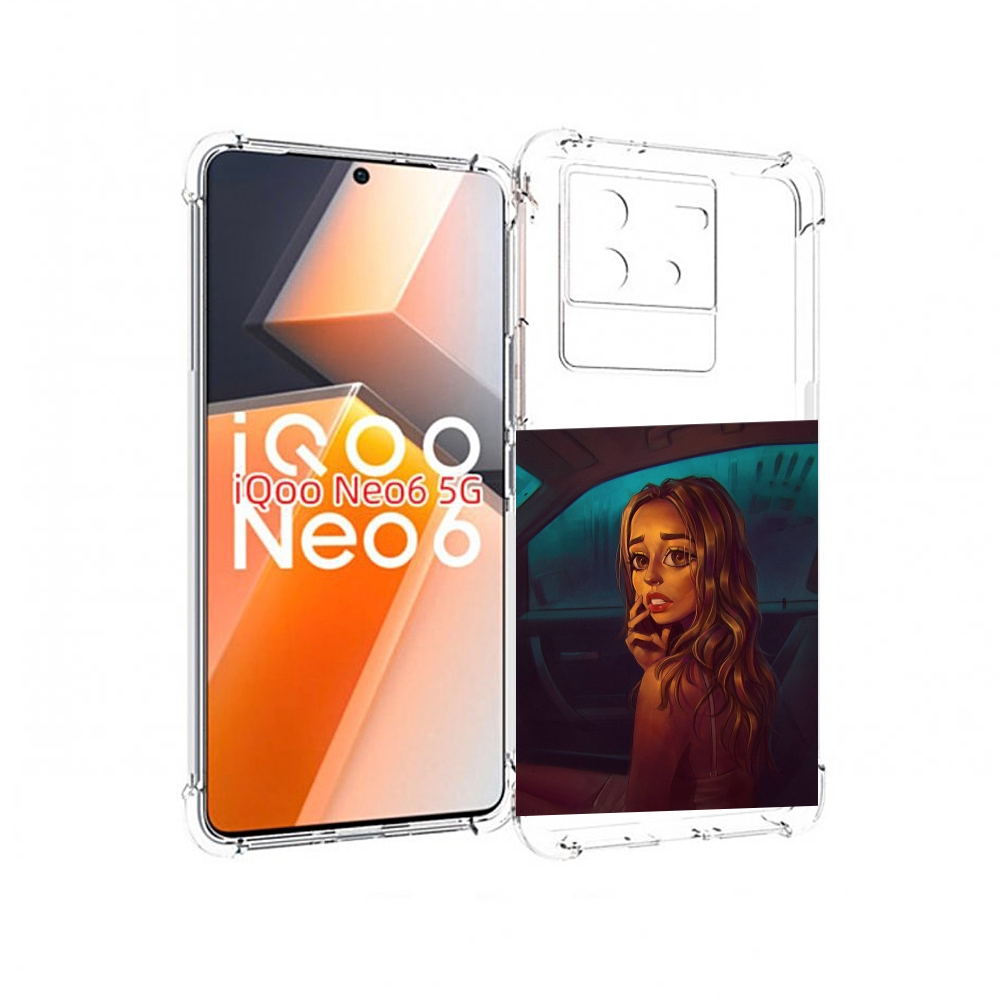 

Чехол MyPads пуп-невесты женский для Vivo iQoo Neo 6 5G, Прозрачный, Tocco