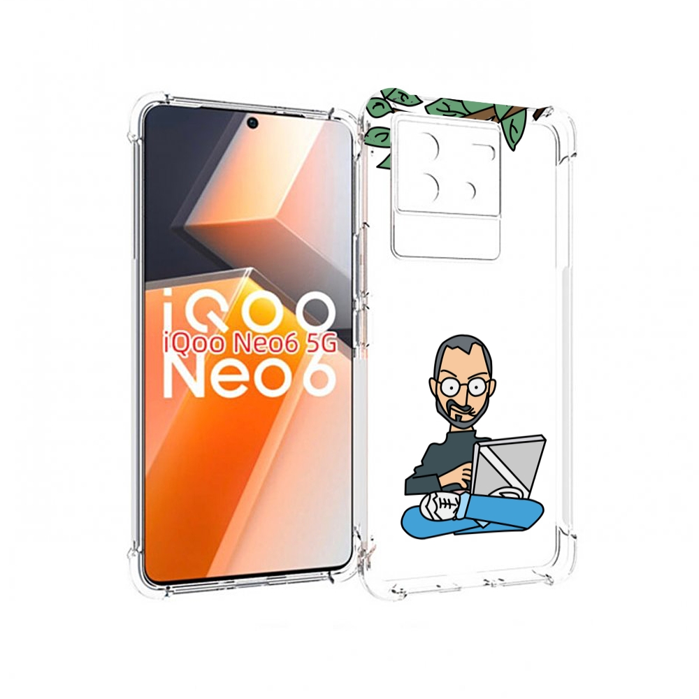 

Чехол MyPads программист для Vivo iQoo Neo 6 5G, Прозрачный, Tocco