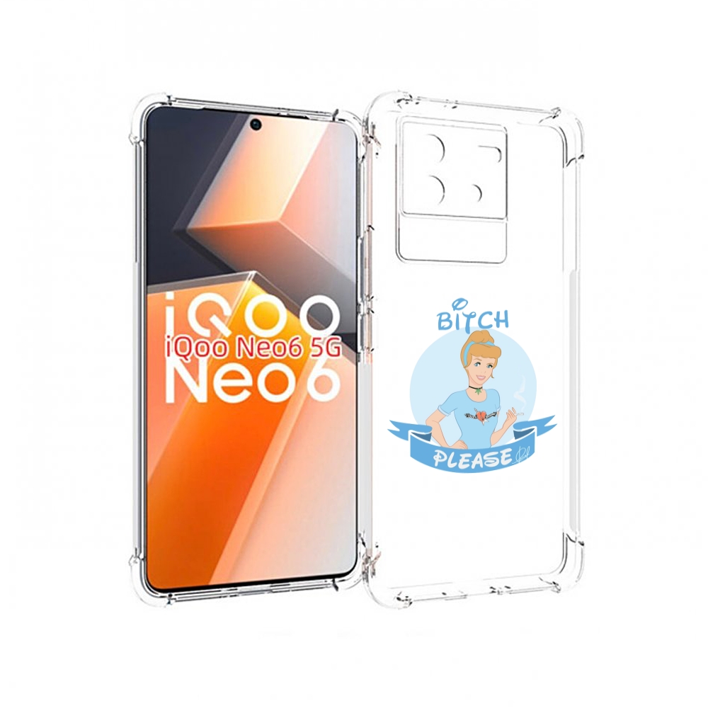 

Чехол MyPads принцесса-эльза женский для Vivo iQoo Neo 6 5G, Прозрачный, Tocco