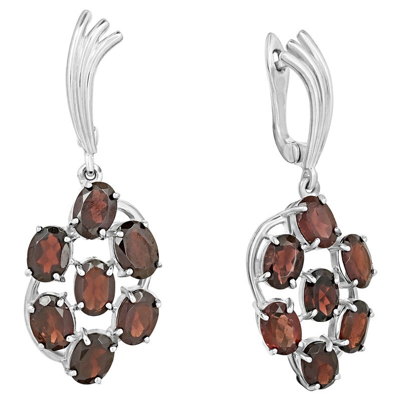 

Серьги из серебра с гранатом LAZURIT-ONLINE 7827PD, 7827PD