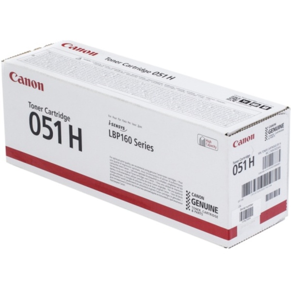 

Картридж лазерный CANON (051H) i-SENSYS LBP162dw/MF264dw/267dw/269dw, ресурс 4100 страниц,, Черный, [object Object]