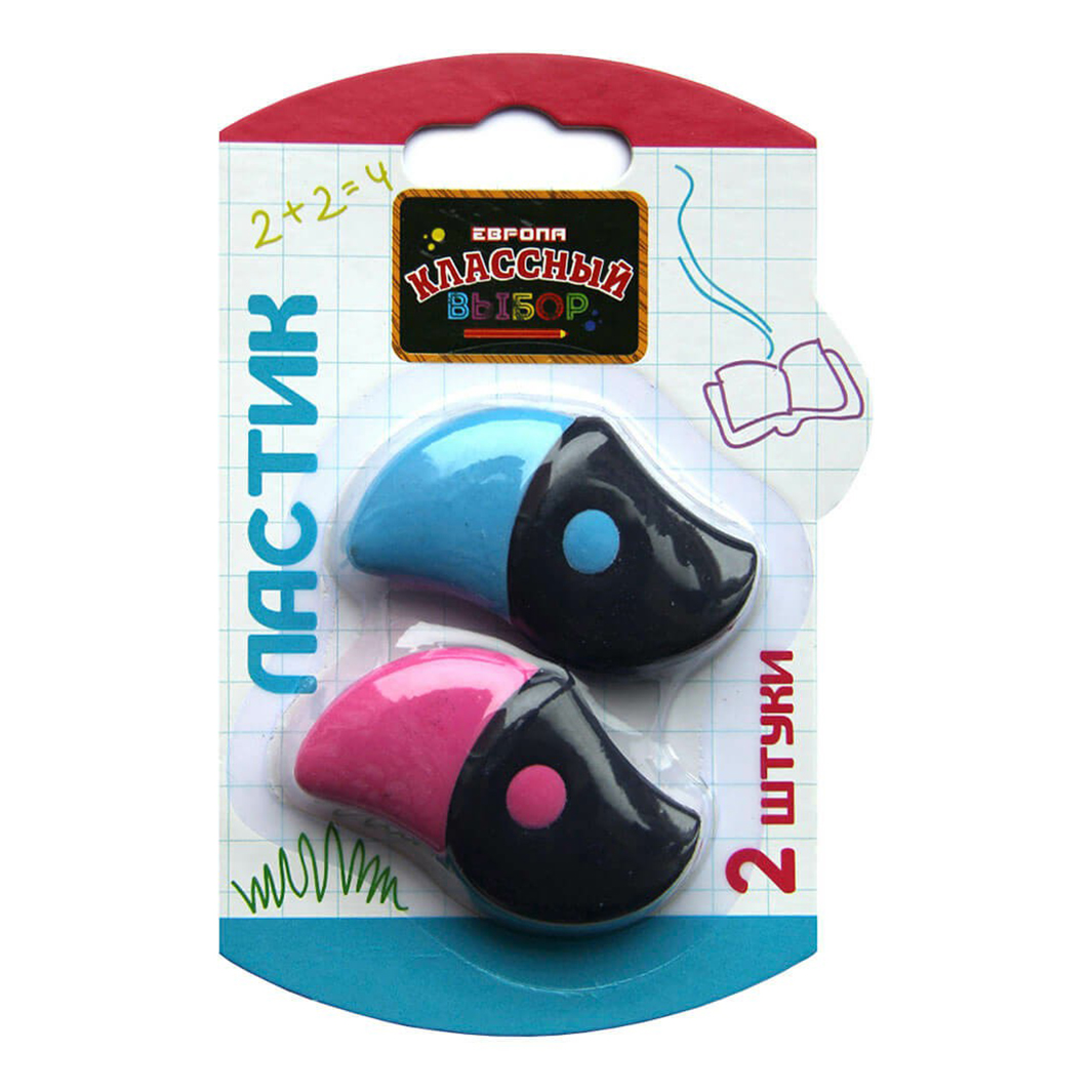 

Ластики Европа Классный выбор kr971386 2 шт, Разноцветный