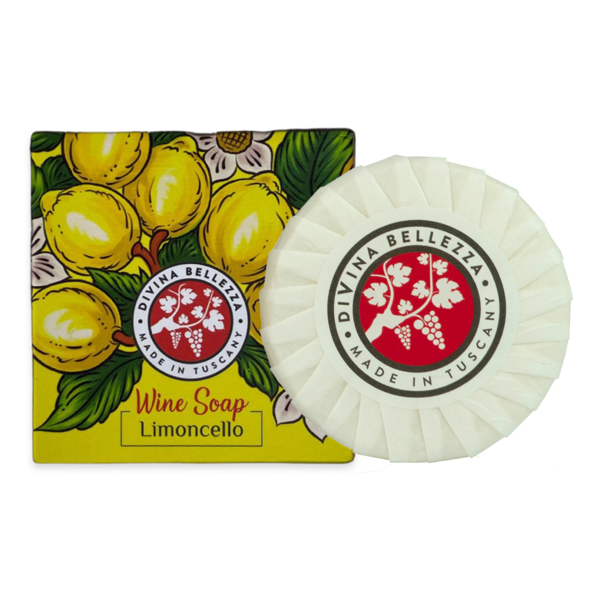 Натуральное мыло Divina Bellezza Soap Limoncello твердое, с ароматом лимончелло, 100 г
