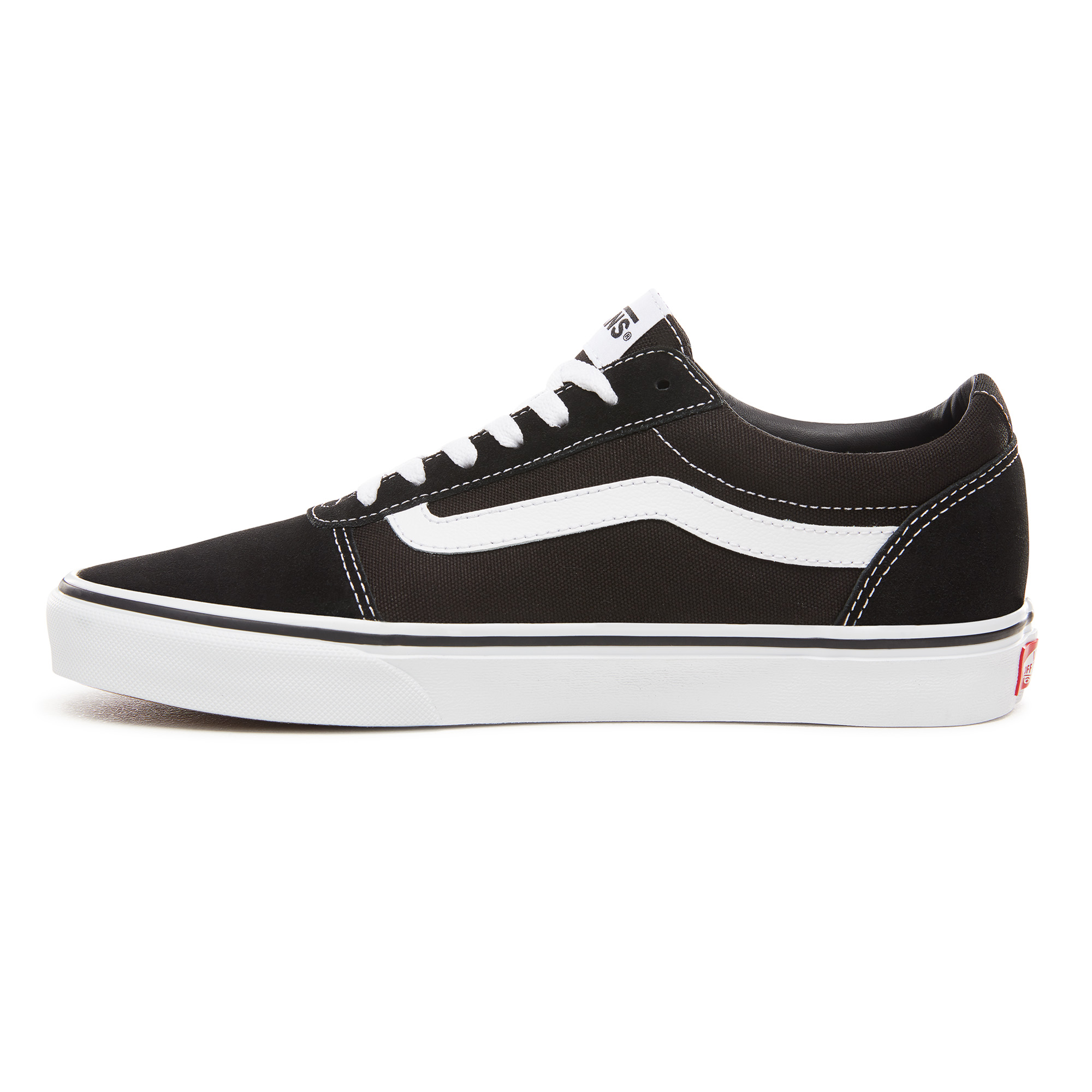 фото Кеды мужские vans mn ward (suede canva) черные 9.5 us