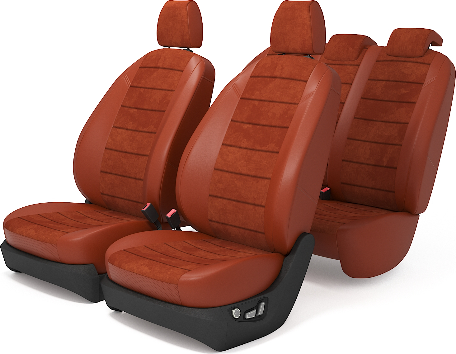 

Комплект чехлов Киа Спортейдж 3 с 2010 по 2016 год, Алькантара, коричневый, PSportage31016