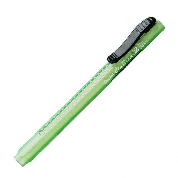 

Ластик-карандаш Pentel Clic Eraser2, синтетика, выдвижной, 6 х 80 мм, салатовый корпус, Clic Eraser