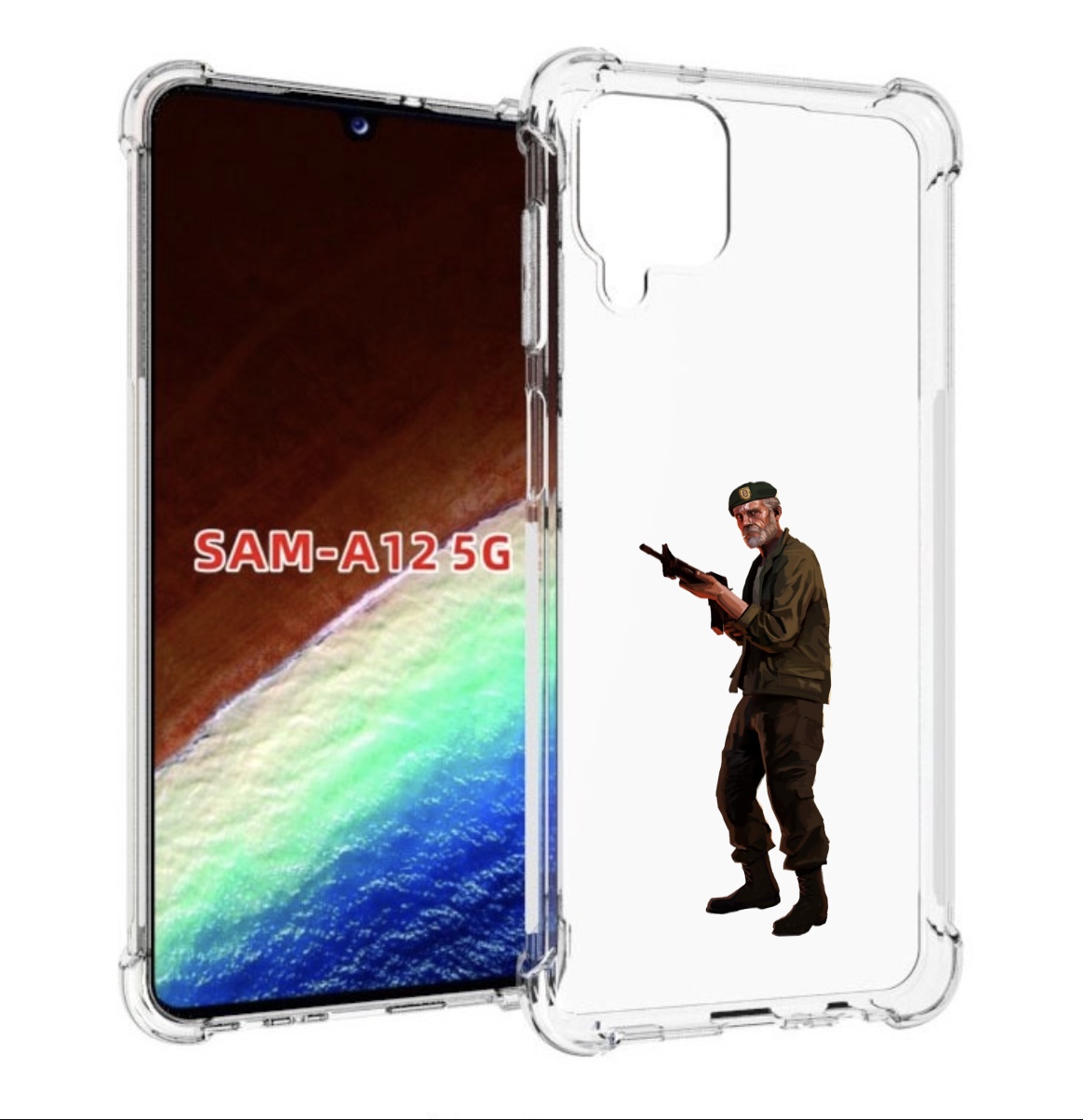 

Чехол MyPads Left-4-Dead-2 для Samsung Galaxy A12 (SM-A125F) 2020/21/A12 Nacho SM-A127F, Прозрачный, Tocco