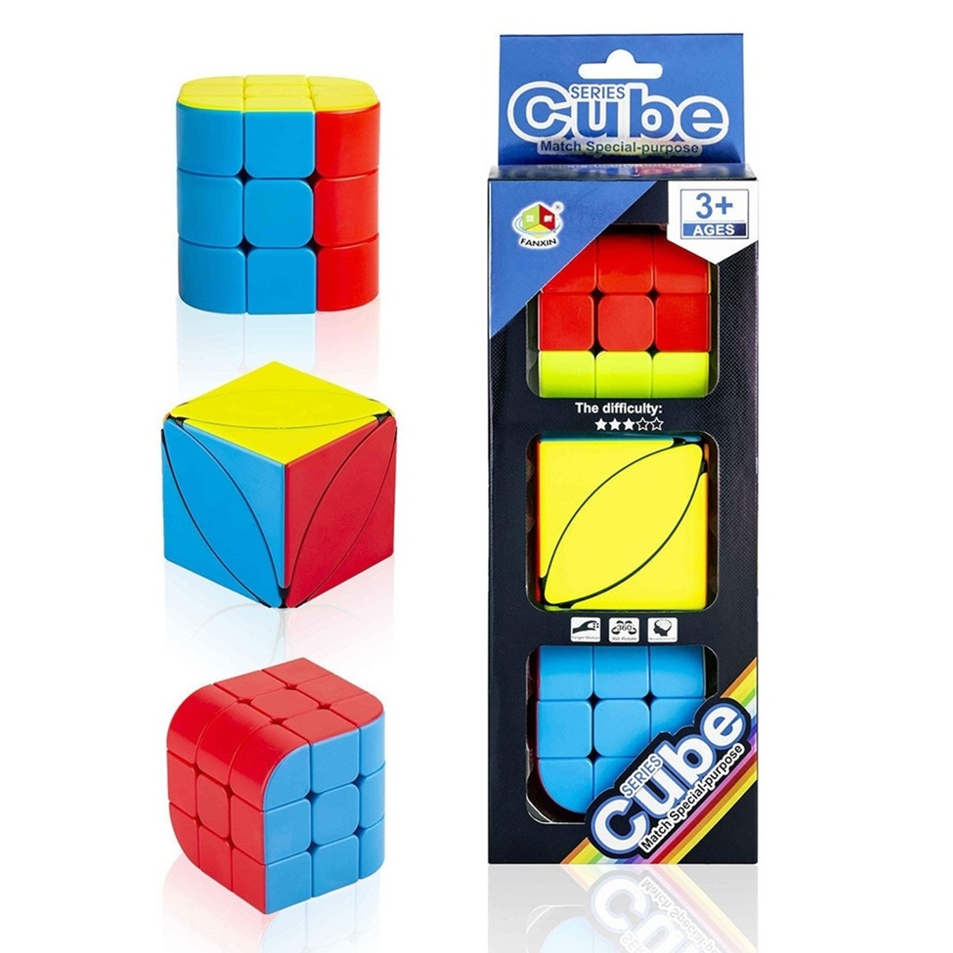 фото Набор головоломок fanxin cube, в коробке 3 шт