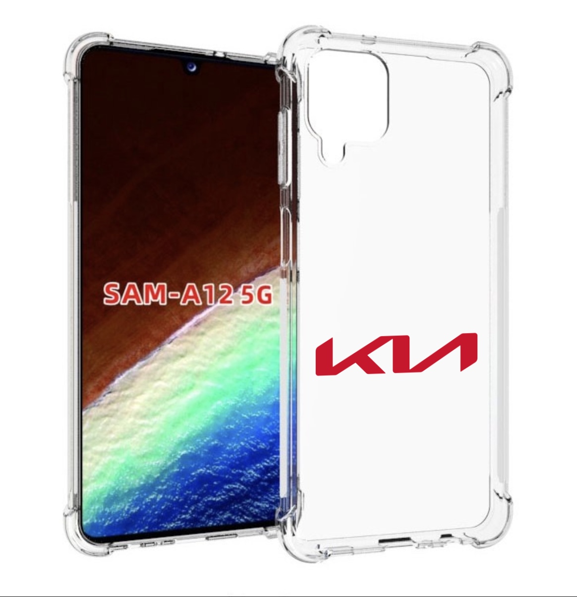

Чехол MyPads kia-3 для Samsung Galaxy A12 (SM-A125F) 2020/21/A12 Nacho SM-A127F, Прозрачный, Tocco