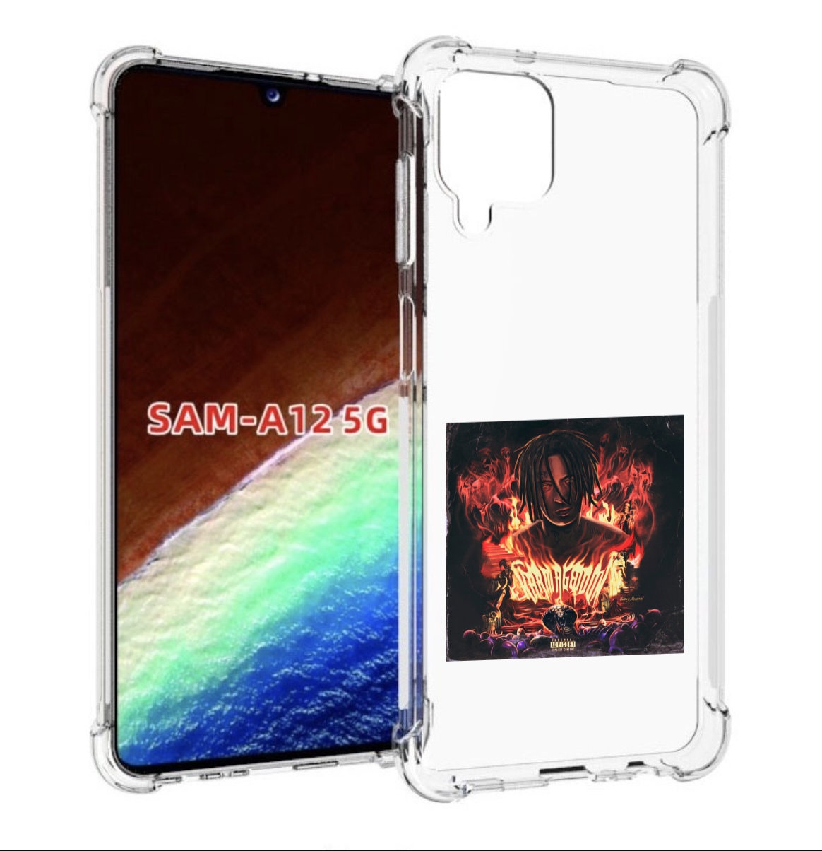 Чехол MyPads Karmageddon Kizaru для Samsung Galaxy A12 (SM-A125F) 2020/21 Tocco