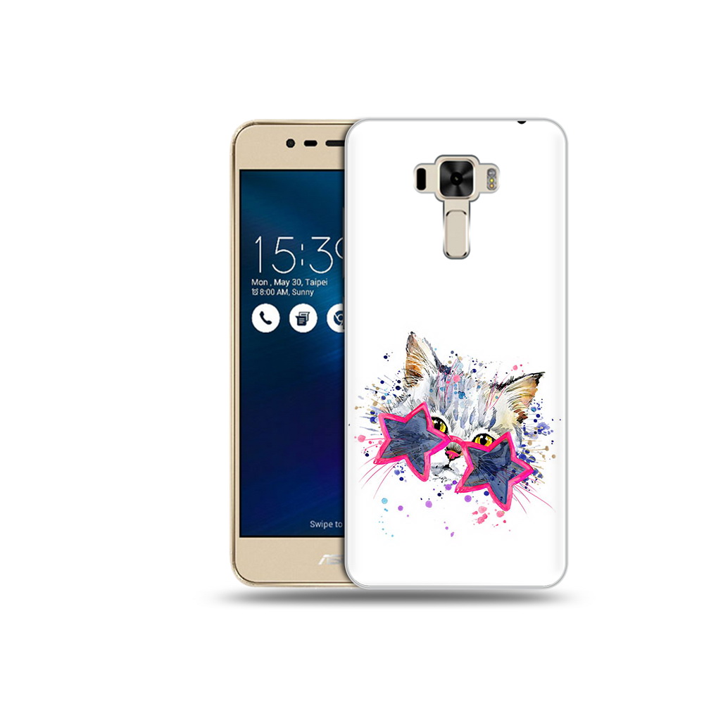 

Чехол MyPads Tocco для Asus ZenFone 3 звездные очки (PT40480.655.353), Прозрачный, Tocco