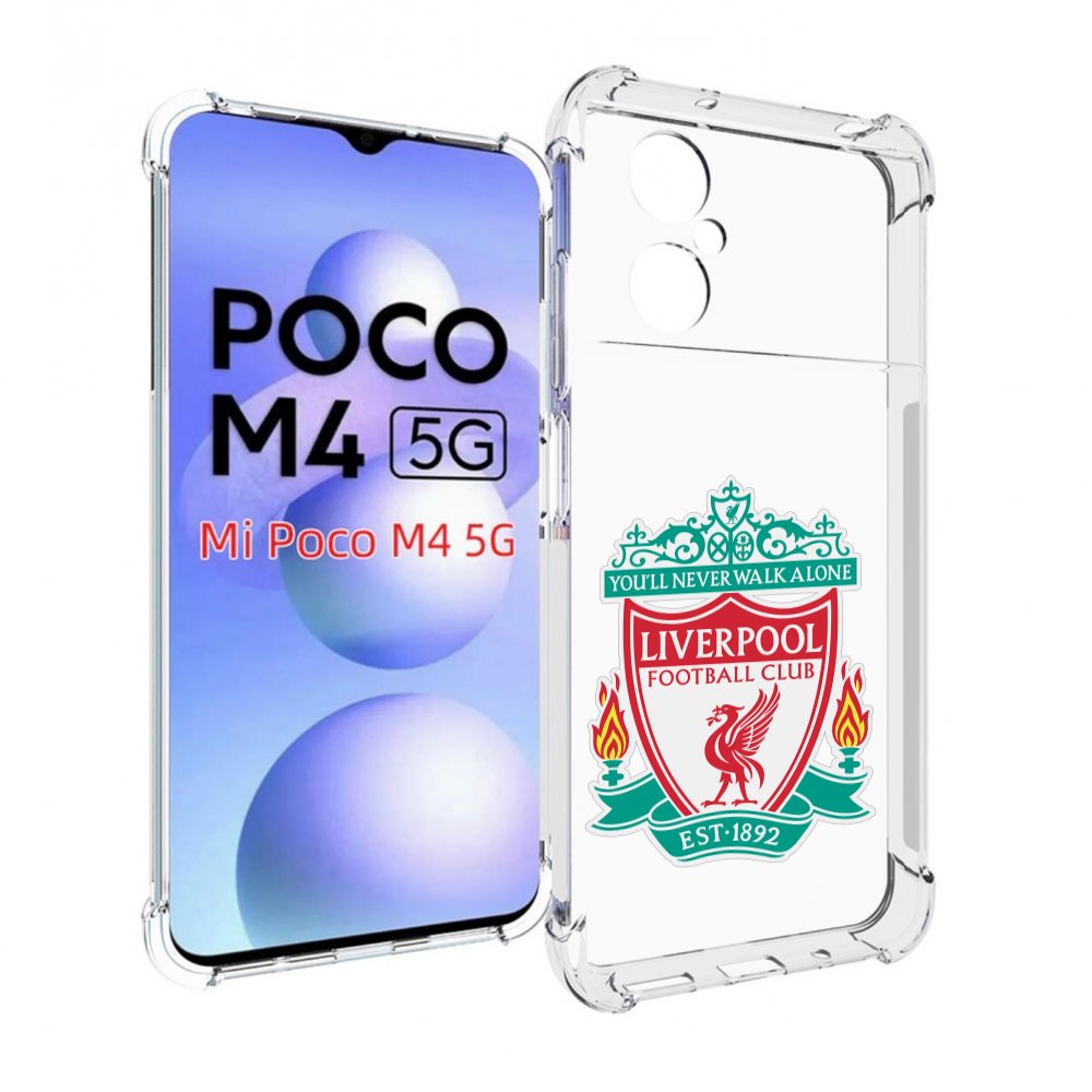 

Чехол MyPads Герб-Ливерпуля для Xiaomi Poco M4 5G, Прозрачный, Tocco