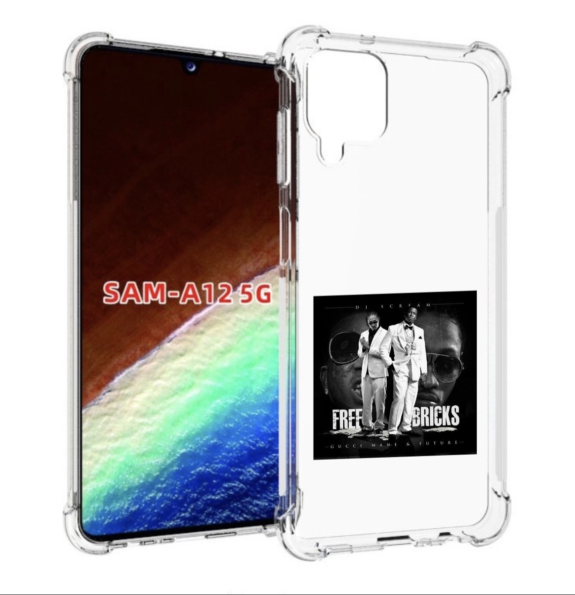 Чехол MyPads Gucci Mane & Future - Free Bricks для Samsung Galaxy A12 (SM-A125F) 2020 Tocco