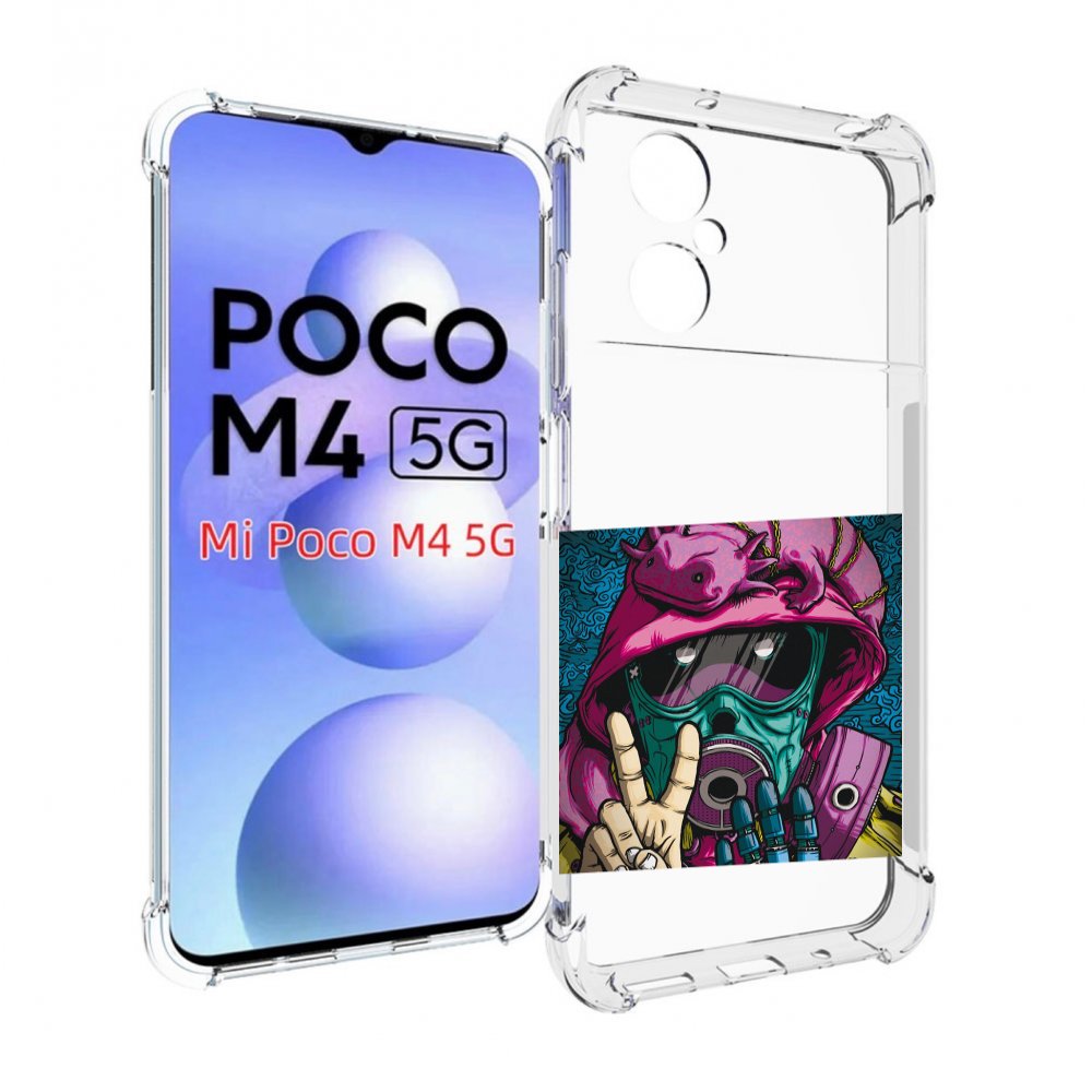 

Чехол MyPads Всем-мир для Xiaomi Poco M4 5G, Прозрачный, Tocco