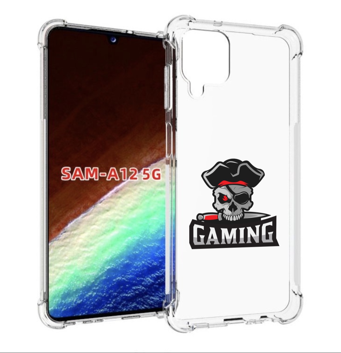 

Чехол MyPads Gaming-2 для Samsung Galaxy A12 (SM-A125F) 2020/21/A12 Nacho SM-A127F, Прозрачный, Tocco