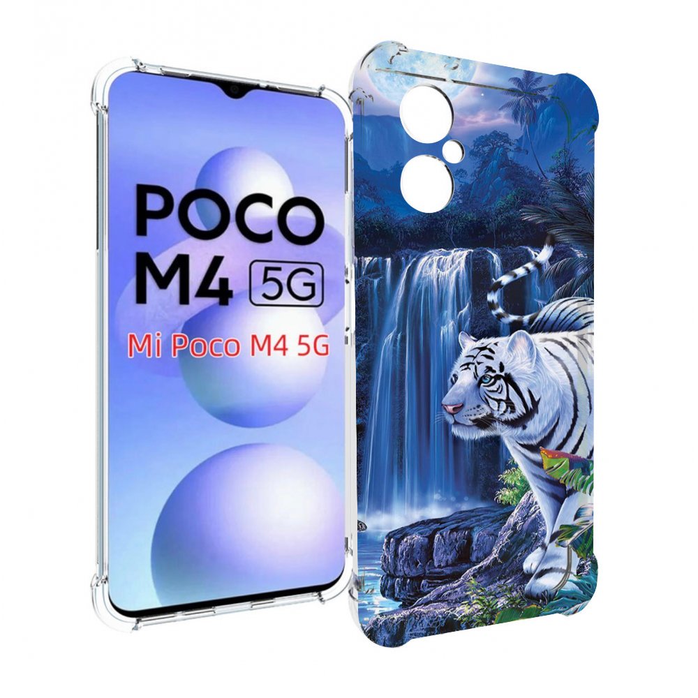 

Чехол MyPads Водопад для Xiaomi Poco M4 5G, Прозрачный, Tocco
