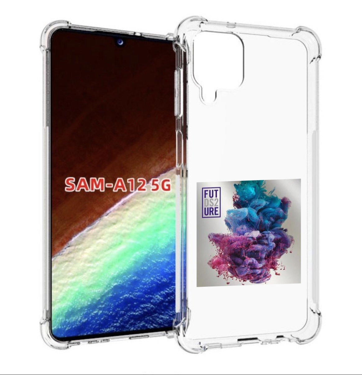 

Чехол MyPads Future - DS2 (Dirty Sprite 2) для Samsung Galaxy A12 (SM-A125F) 2020/21, Прозрачный, Tocco