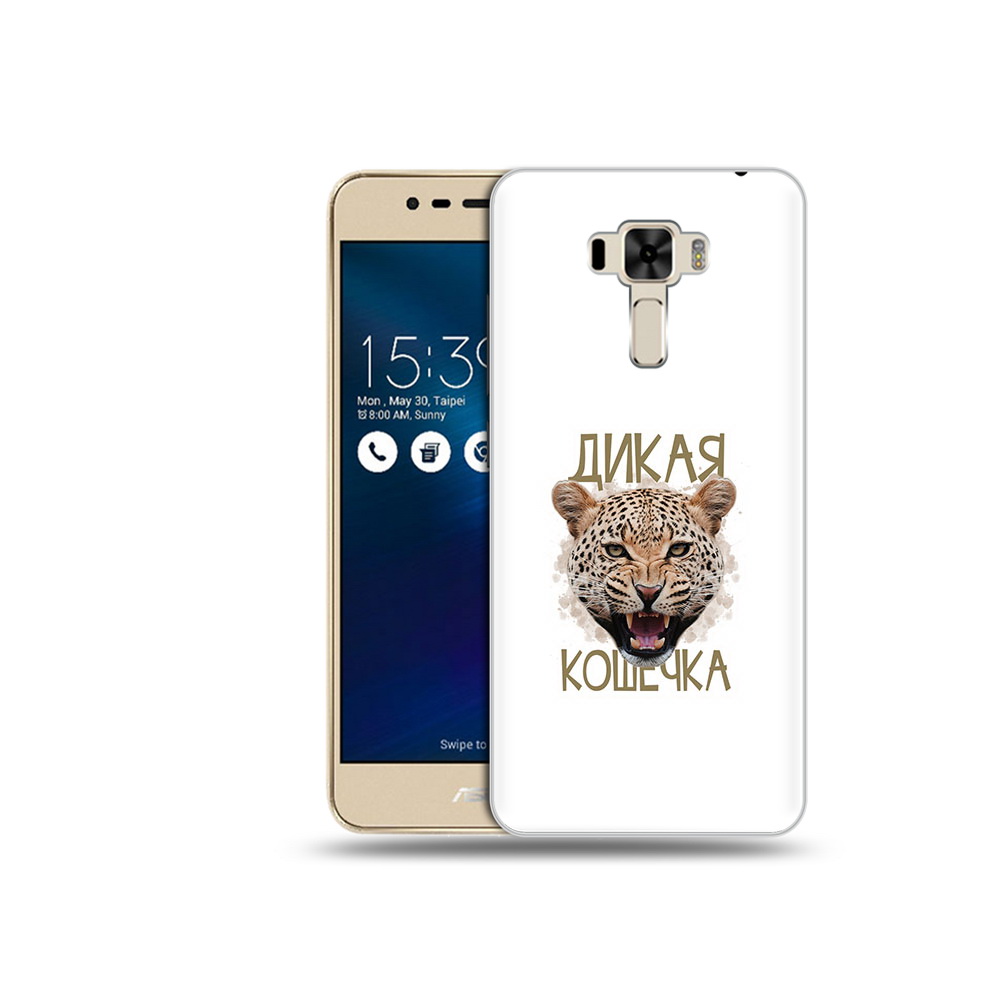 Чехол MyPads Tocco для Asus ZenFone 3 дикая кошечка (PT40480.655.324)